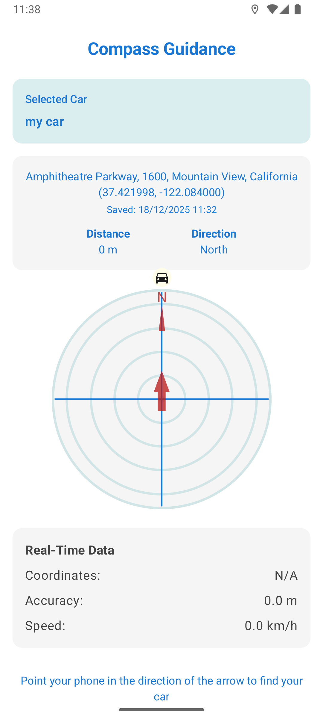 ParkFinder Light Mode Screenshot 3